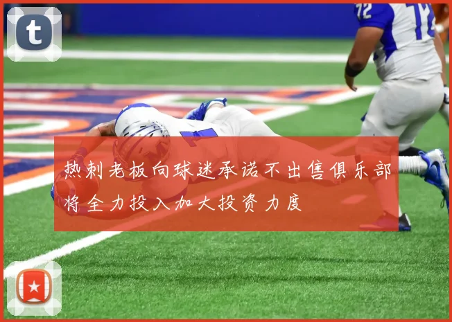 热刺老板向球迷承诺不出售俱乐部将全力投入加大投资力度